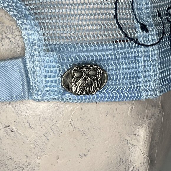 Pugs Gear Women's Light Blue Hat Trucker Baseball Cap One Size Mesh Adjustable - Picture 6 of 12